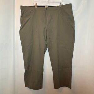 Red Head Mens Khaki Cargo Pants 48x30 Nylon Blend Outdoor Hiking Gorp Camping